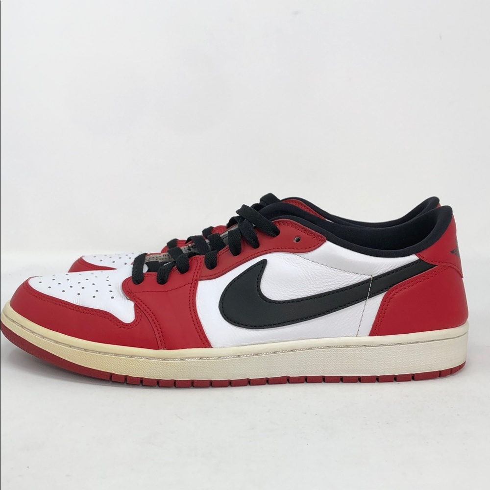Nike Air Jordan 1 Retro Low Chicago 2016 Varsity Red 705329-600 Shoes -Size 11.5 - Picture 6 of 15